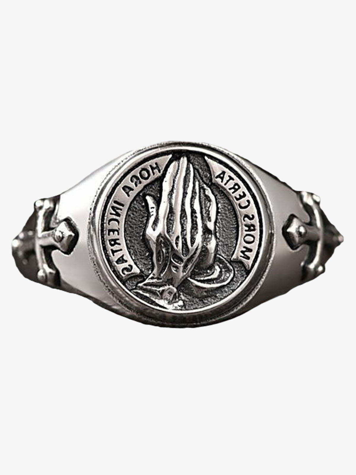 Praying Hands Signet Ring