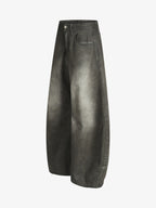 Vintage Faded Wide Barrel Jeans
