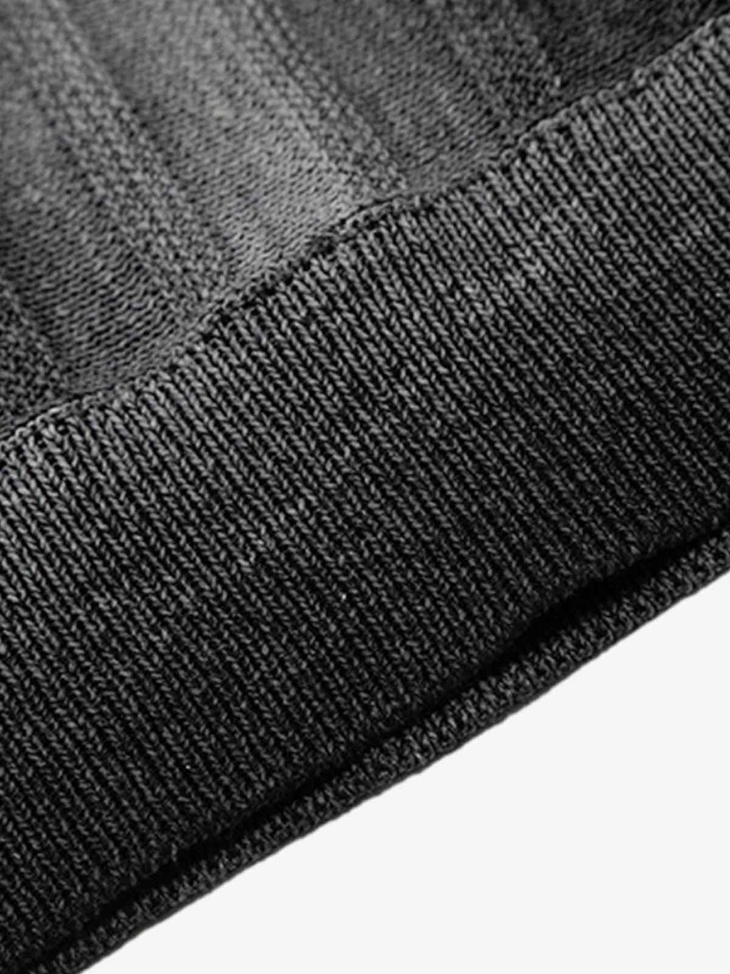 Gradient Textured Knit Polo Shirt