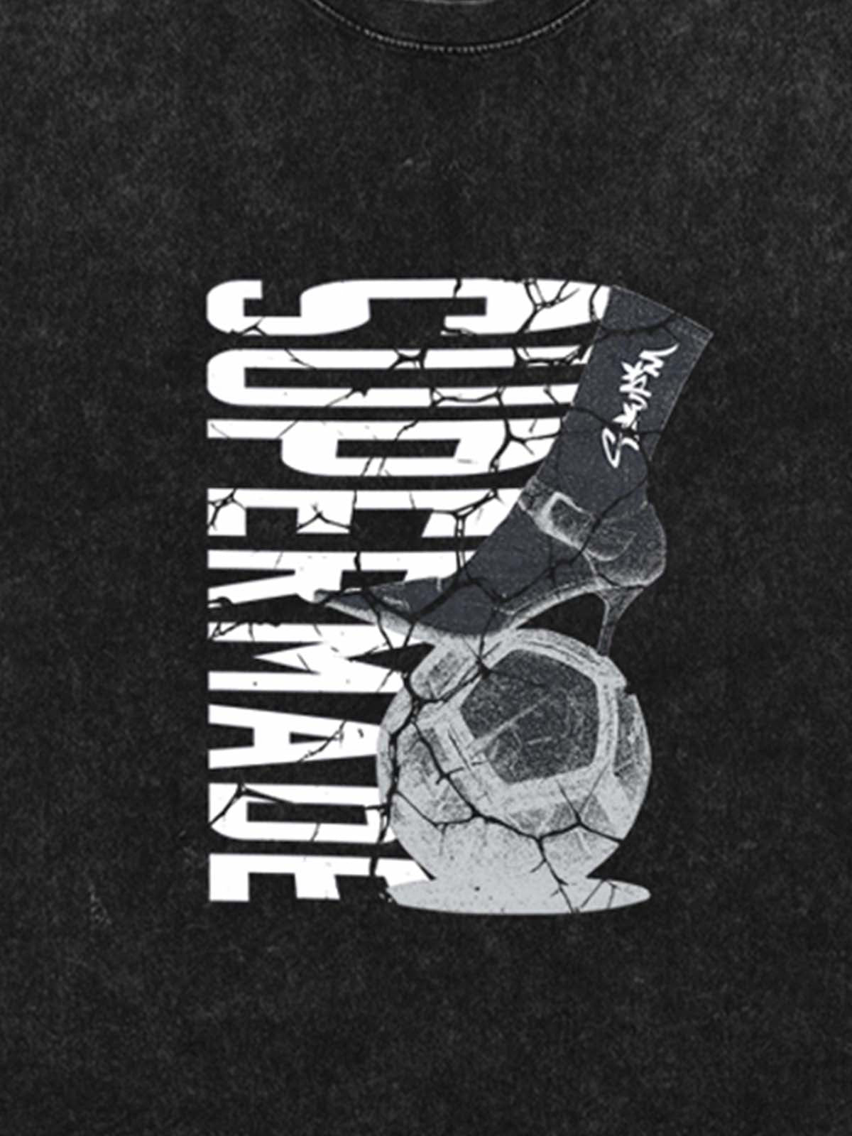 High Heel Soccer Ball Graphic T-Shirt