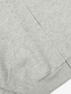 Cropped Metal Stud Zip Up Hoodie
