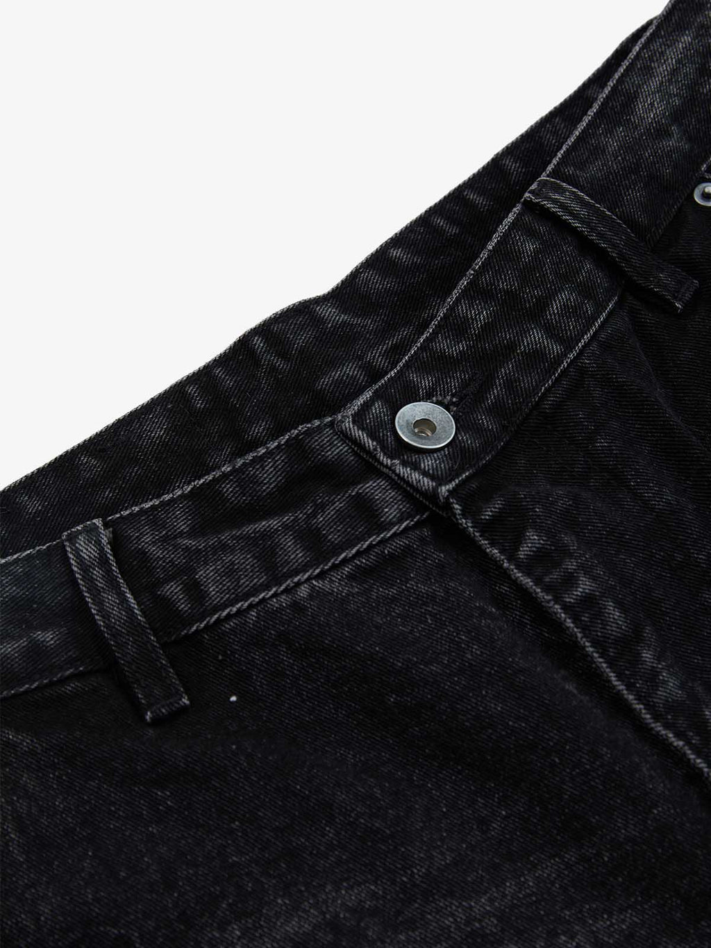 Distressed Cross Patchwork Baggy Denim Jeans - 2613