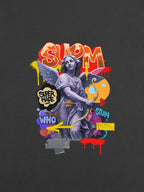 Retro Angel Statue Graffiti T-Shirt