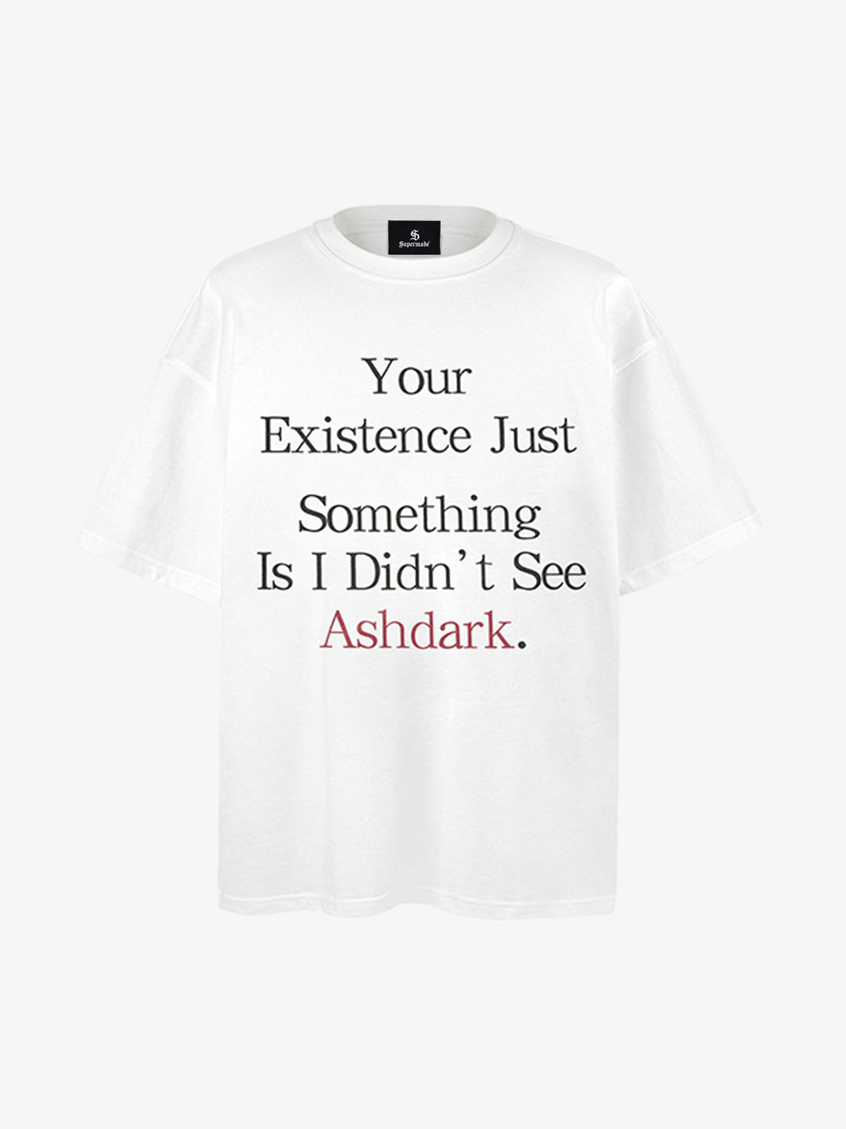 Washed Text Graphic T-Shirt