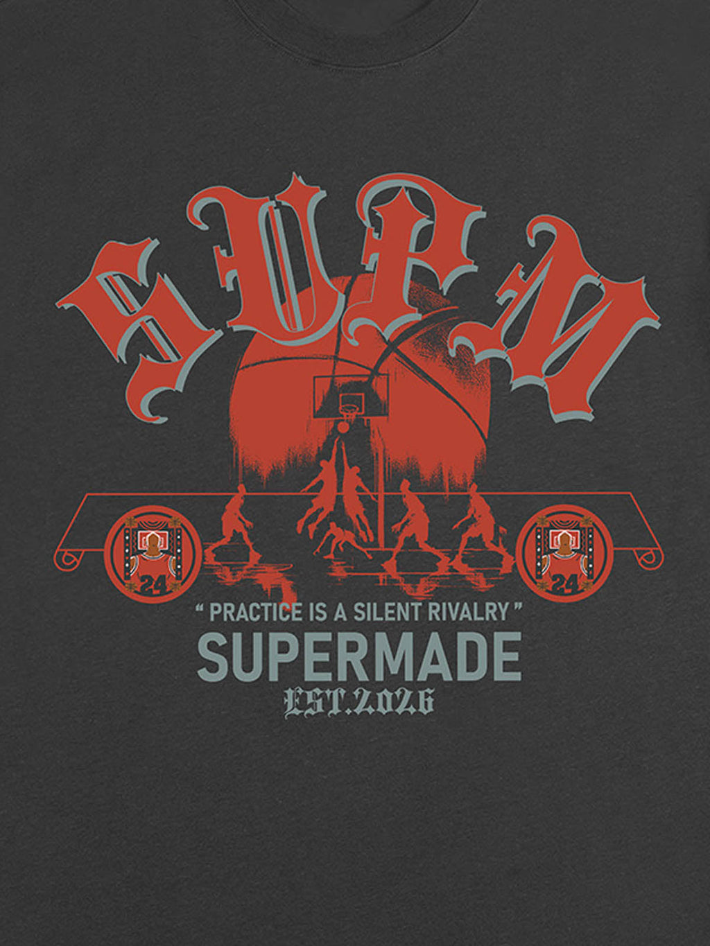 SUPM Slogan Graphic Retro Streetwear T-Shirt