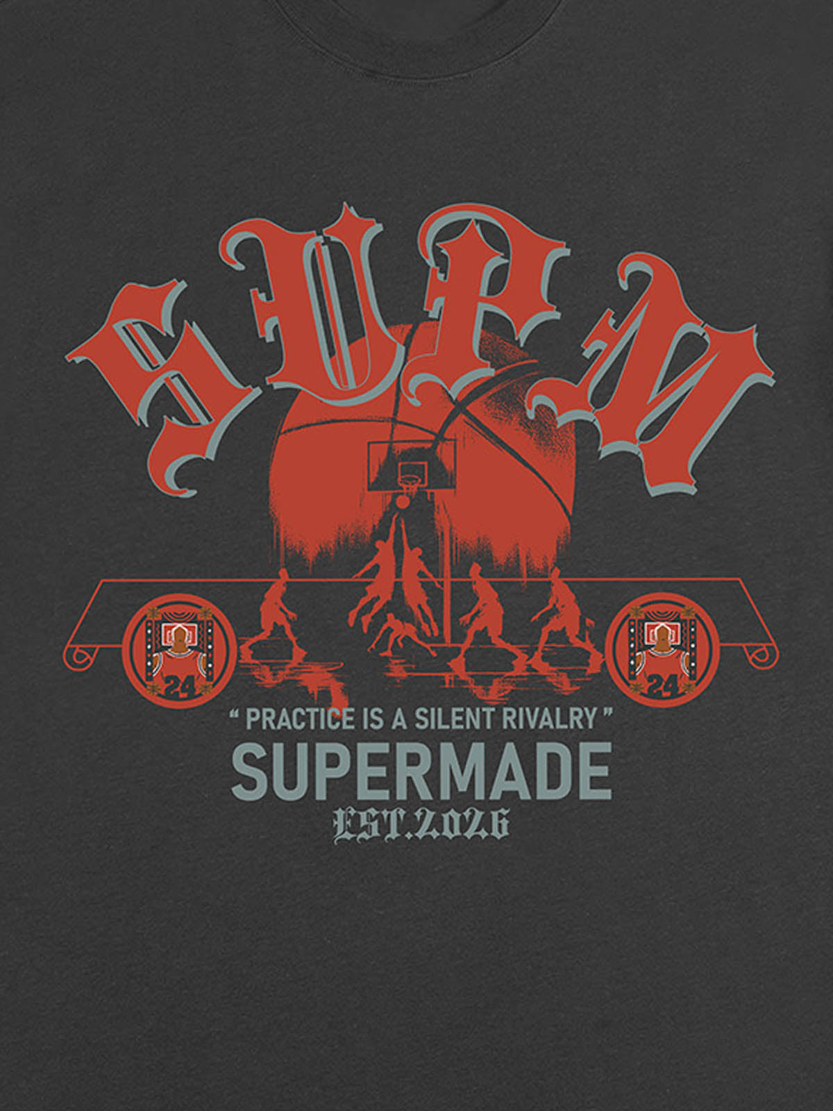 SUPM Slogan Graphic Retro Streetwear T-Shirt