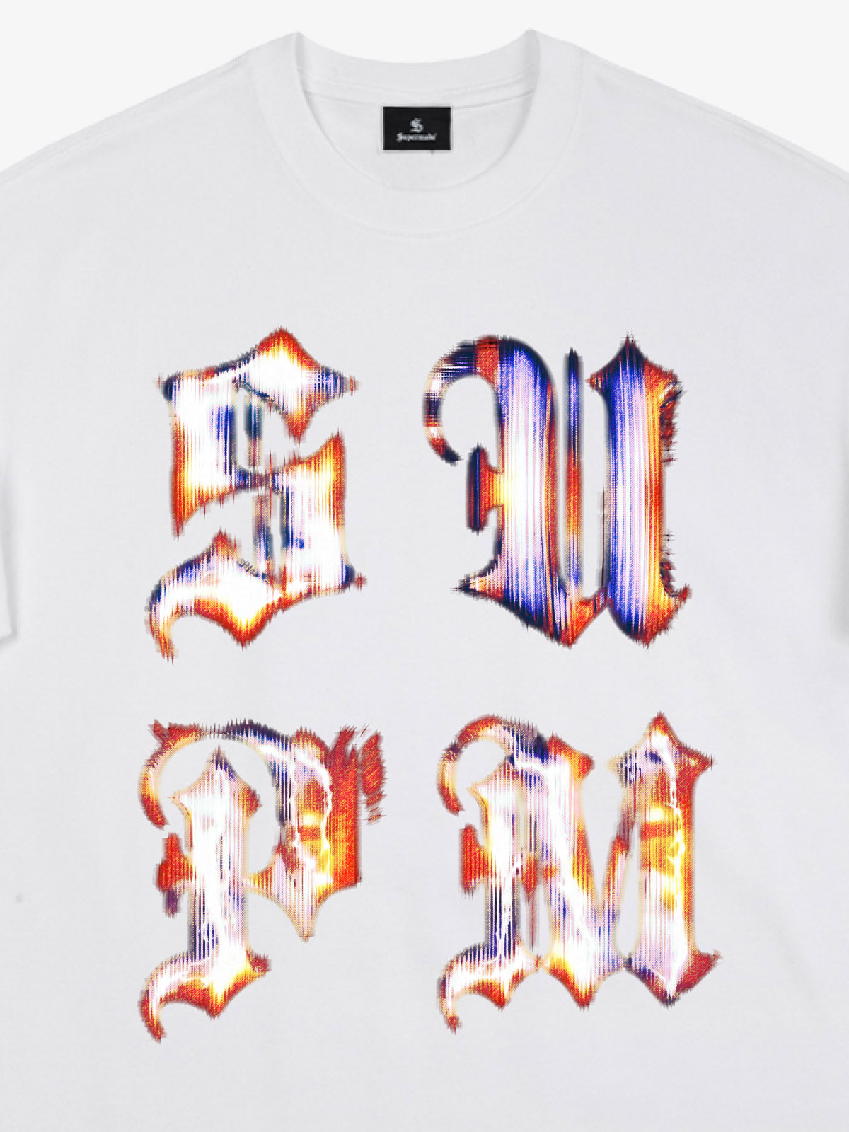 Glitch Gothic Graphic T-Shirt
