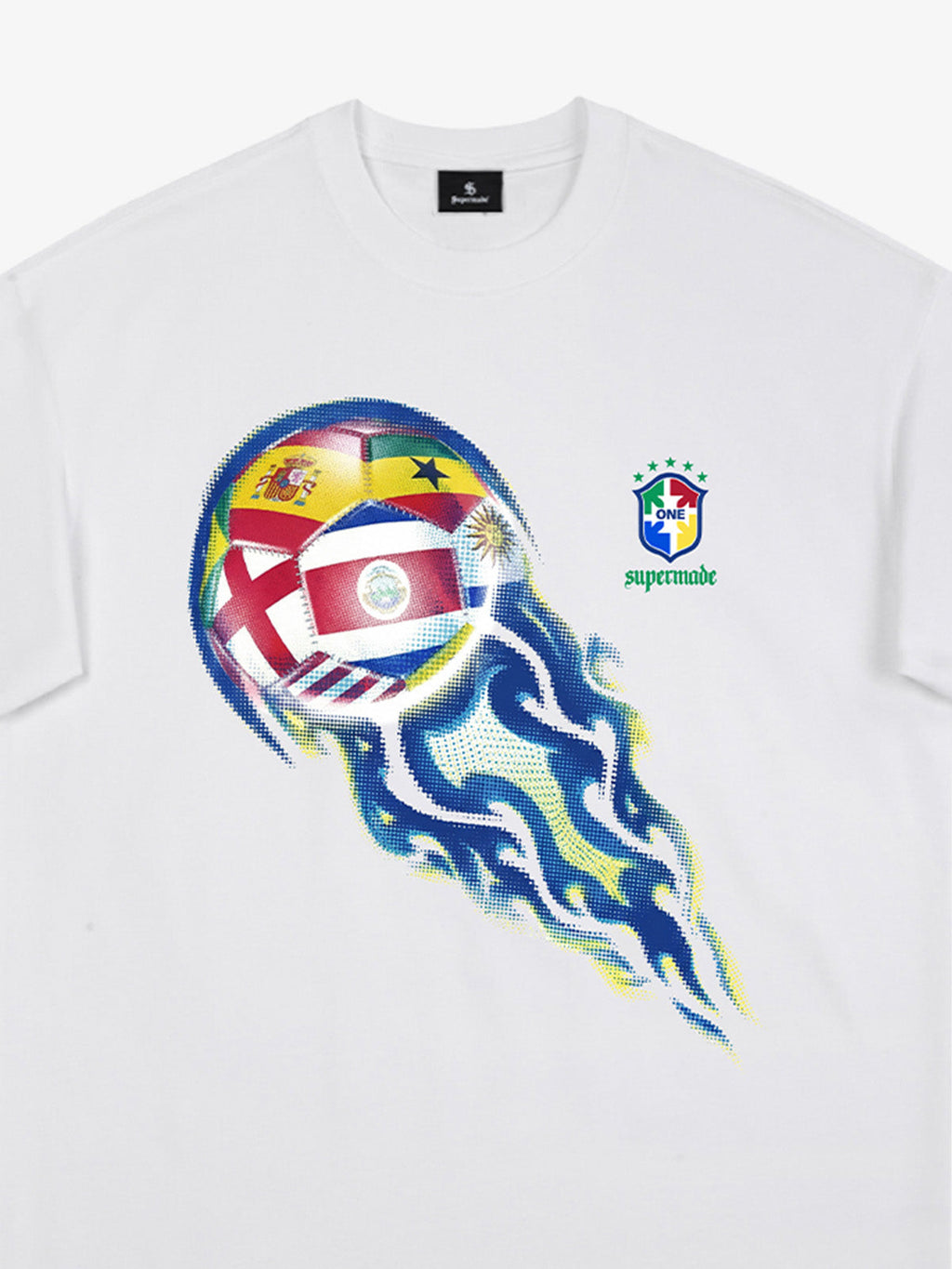 Flag Soccer Ball Graphic T-Shirt