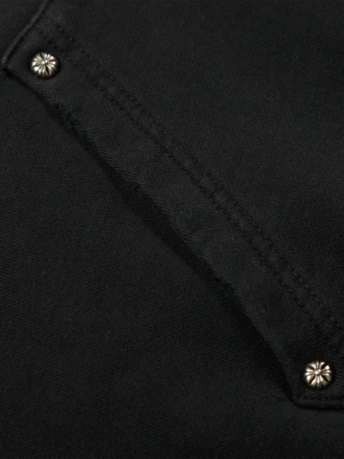 Distressed "23" Patch Zip Up Hoodie