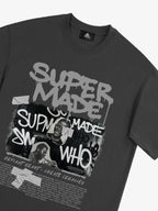 Streetwear Graffiti Character Collage Graphic T-Shirt