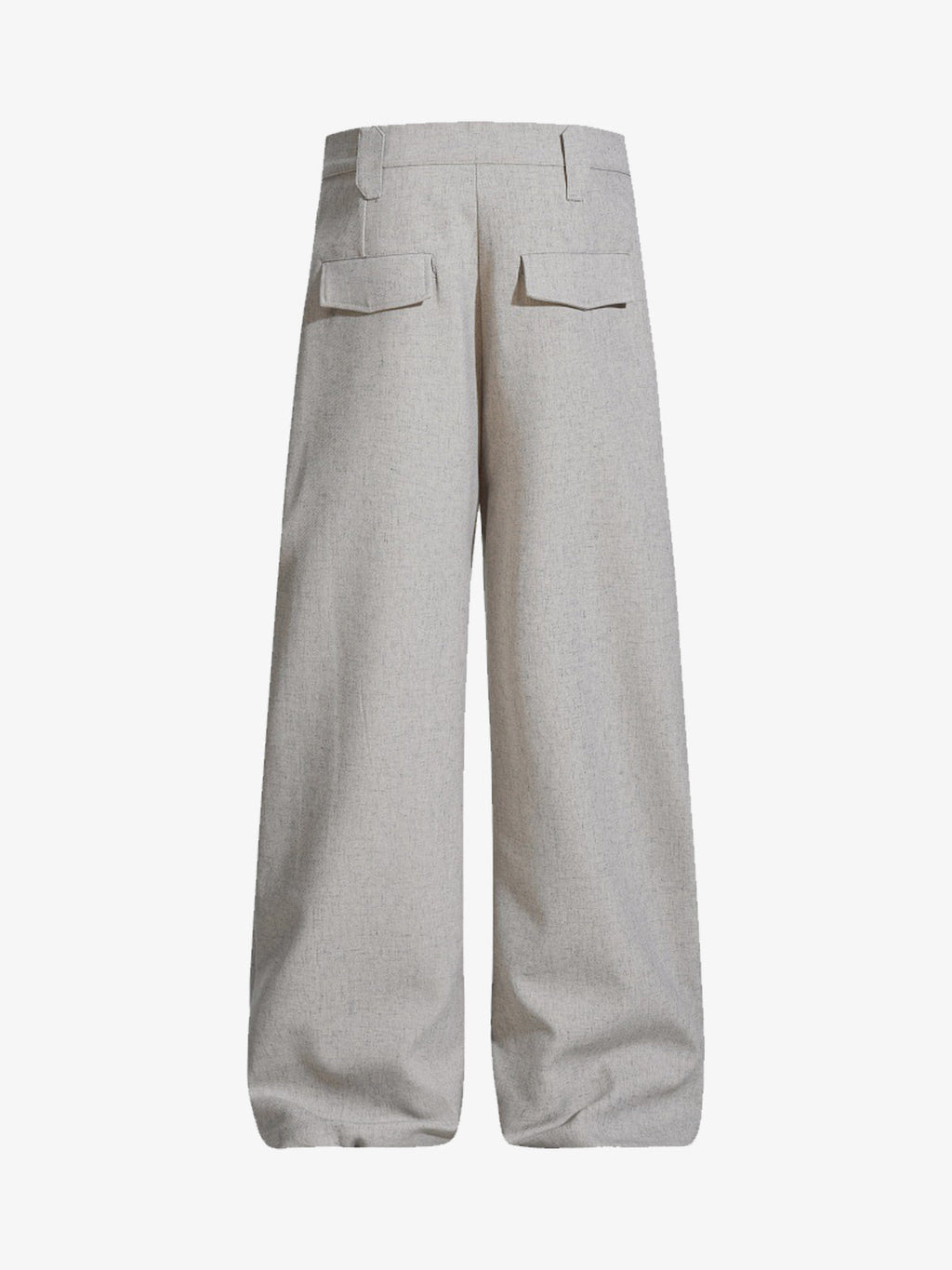 Tie Detail Relaxed Fit Draped Suit Pants