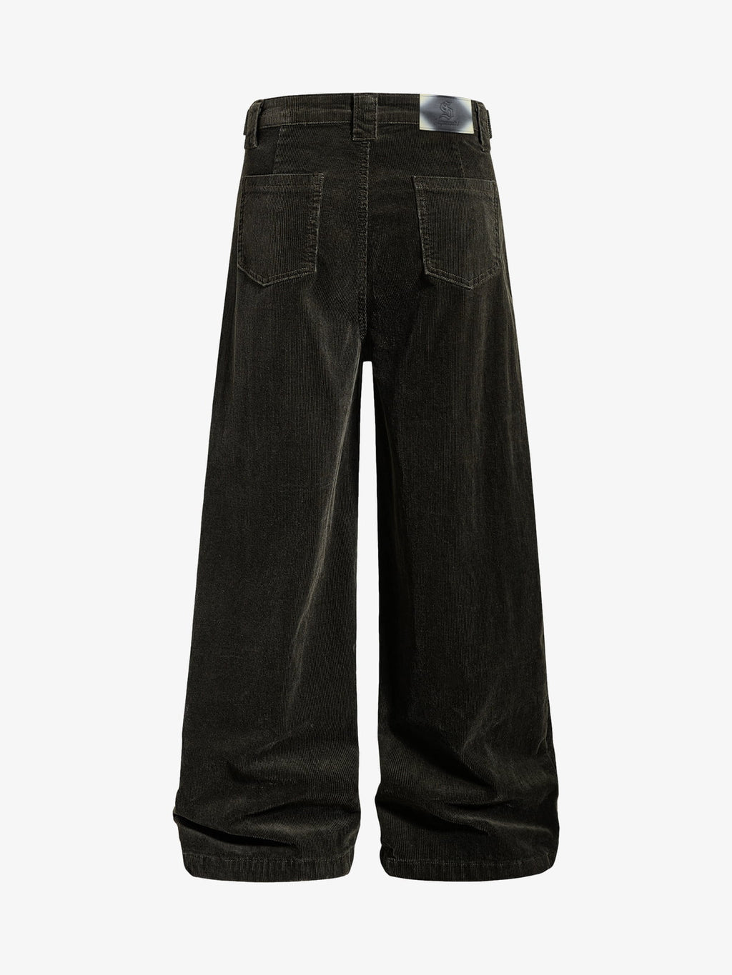 Pleated Corduroy Wide Leg Pants