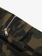 Vintage Multi-Pocket Functional Camo Cargo Pants