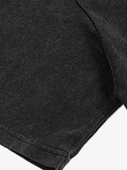 Washed Text Graphic T-Shirt