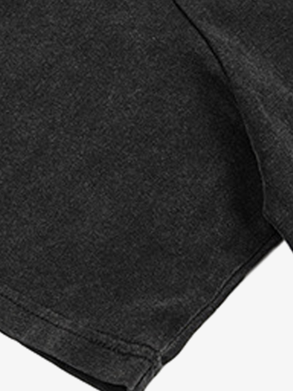 Washed Text Graphic T-Shirt