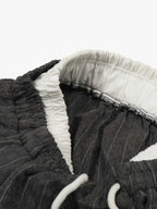 Retro Color-Blocked Striped Stand-Collar Tracksuit