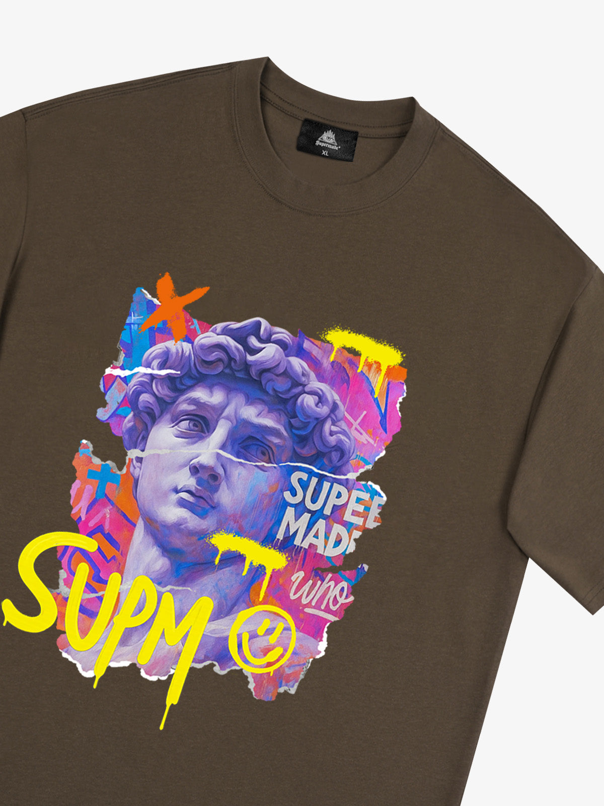 David Sculpture Vibrant Graffiti Art T-Shirt