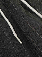 Retro Color-Blocked Striped Stand-Collar Tracksuit