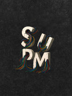 SPMD Letter Cable Graphic T-Shirt