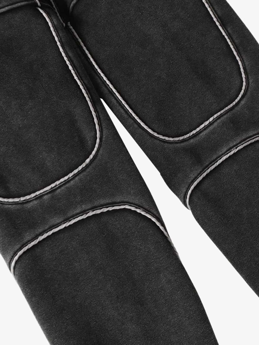 Retro Deconstructed Patchwork Washed Hoodie