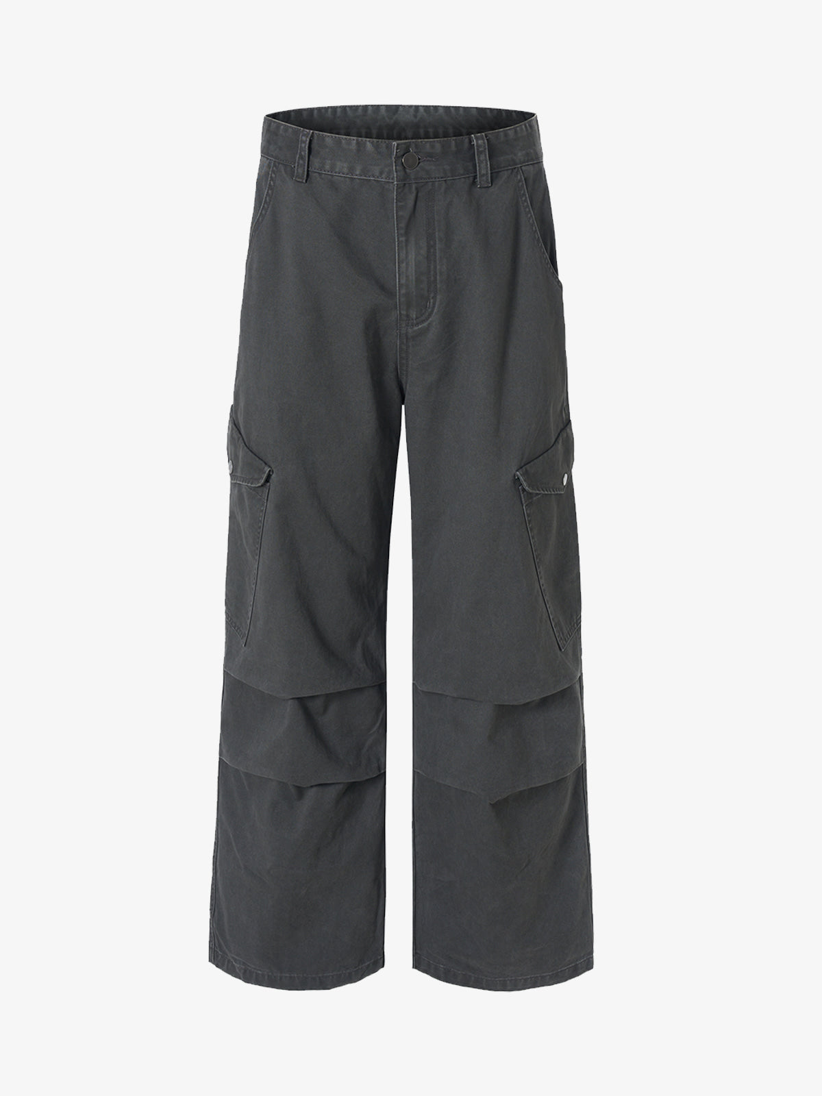 Streetwear Utility Multi-Pocket Straight-Leg Pants