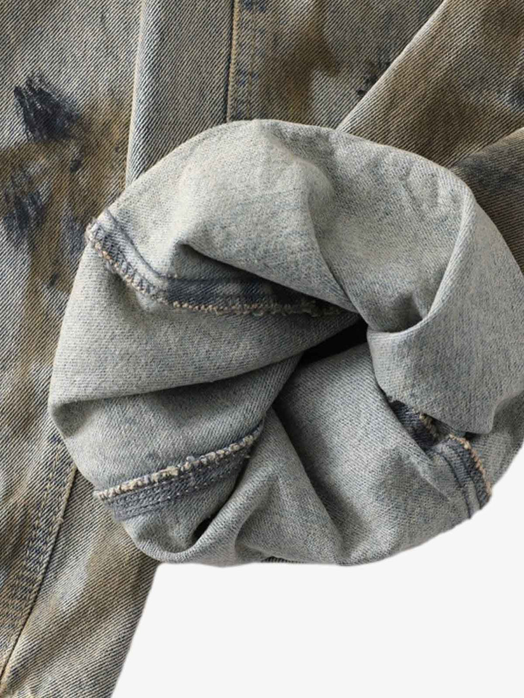 Dirty Wash Spray Dyed Barrel Jeans