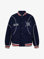 Baseball Stitch Embroidered Varsity Jacket