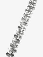 Cross Link Iced Bracelet