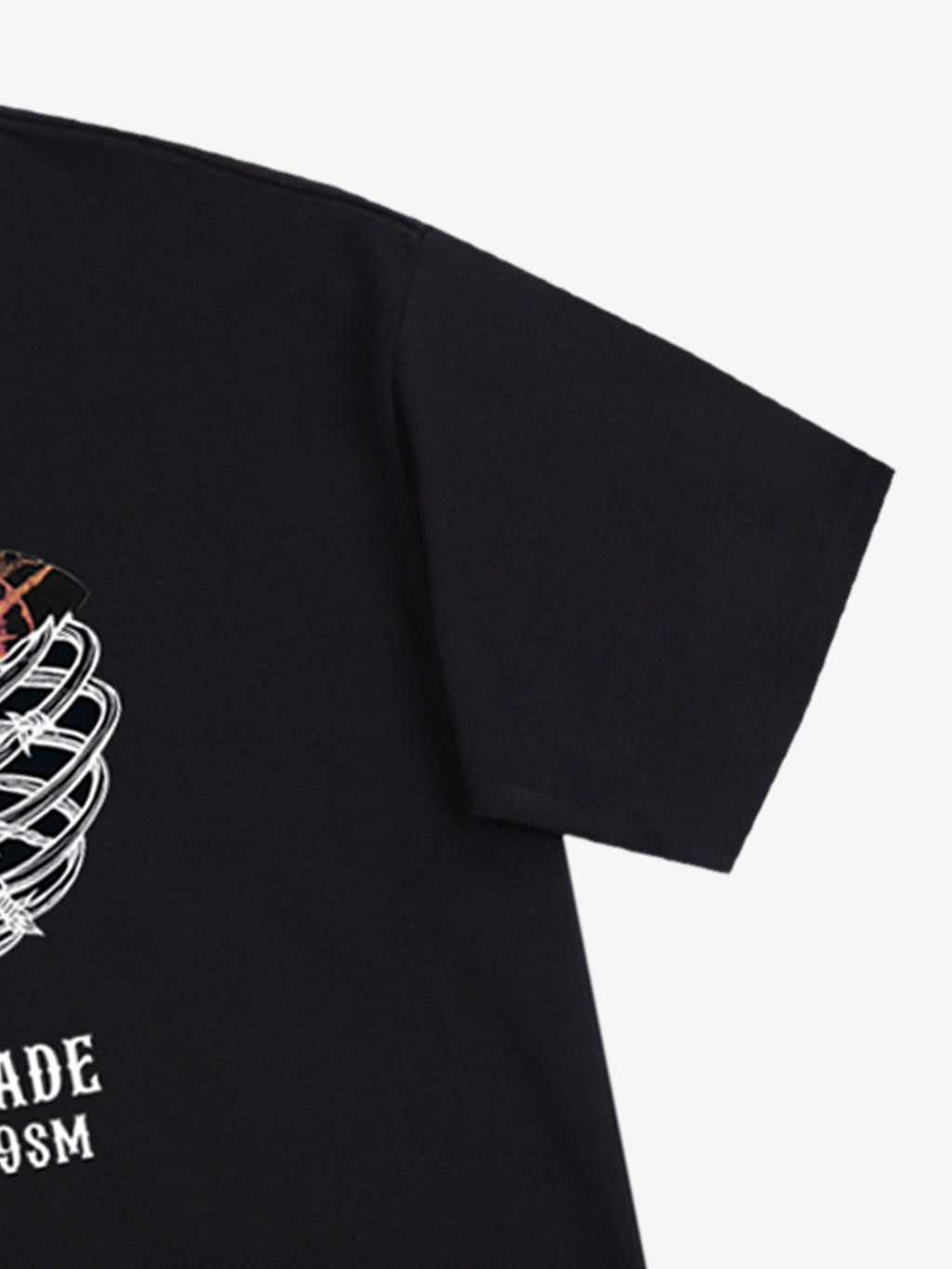 Floral Skeleton Heart Soccer Graphic T-Shirt