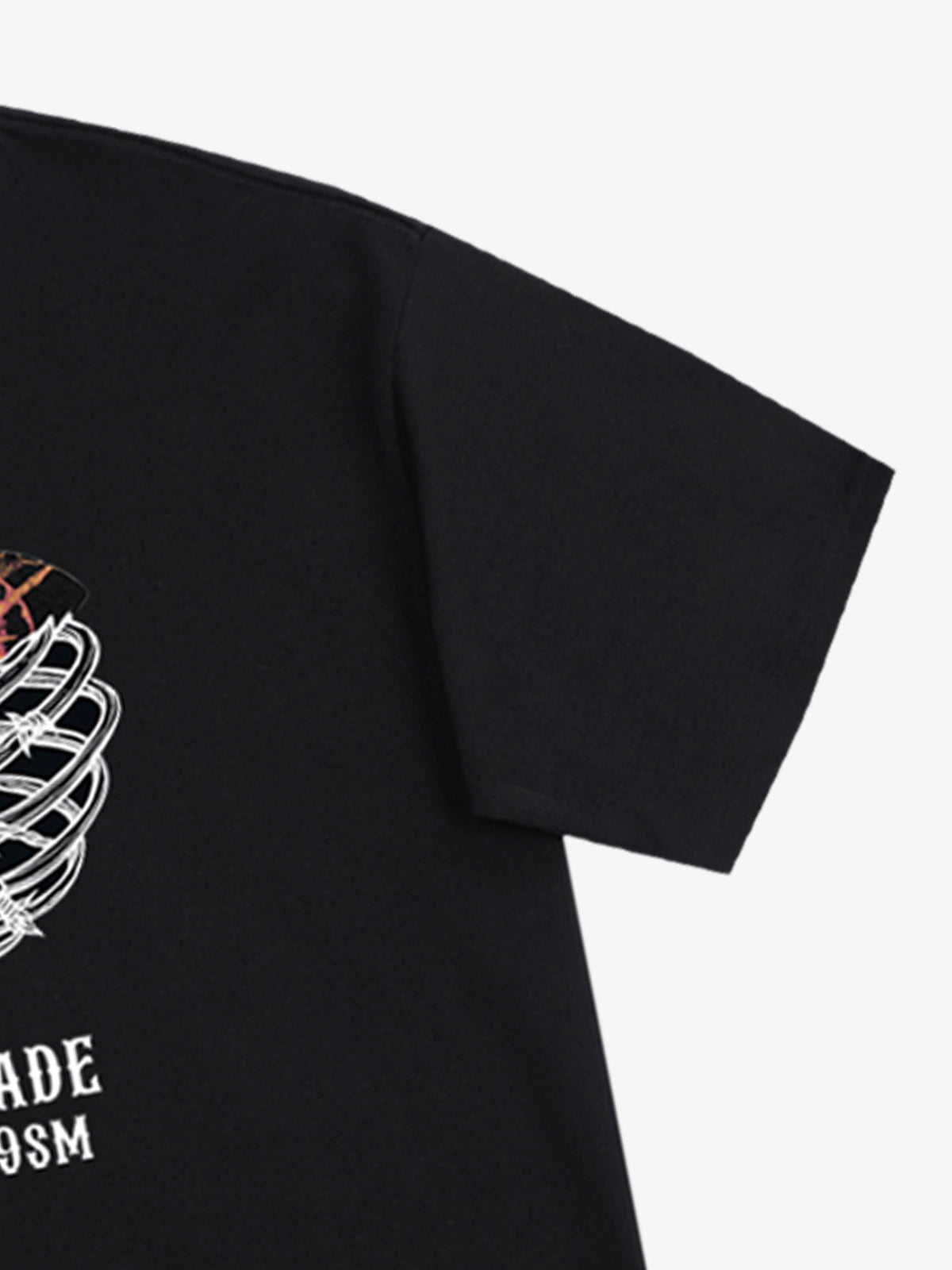 Floral Skeleton Heart Soccer Graphic T-Shirt