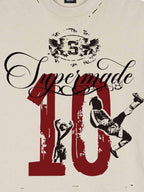 Vintage Soccer Player Graphic Number 10 T-Shirt