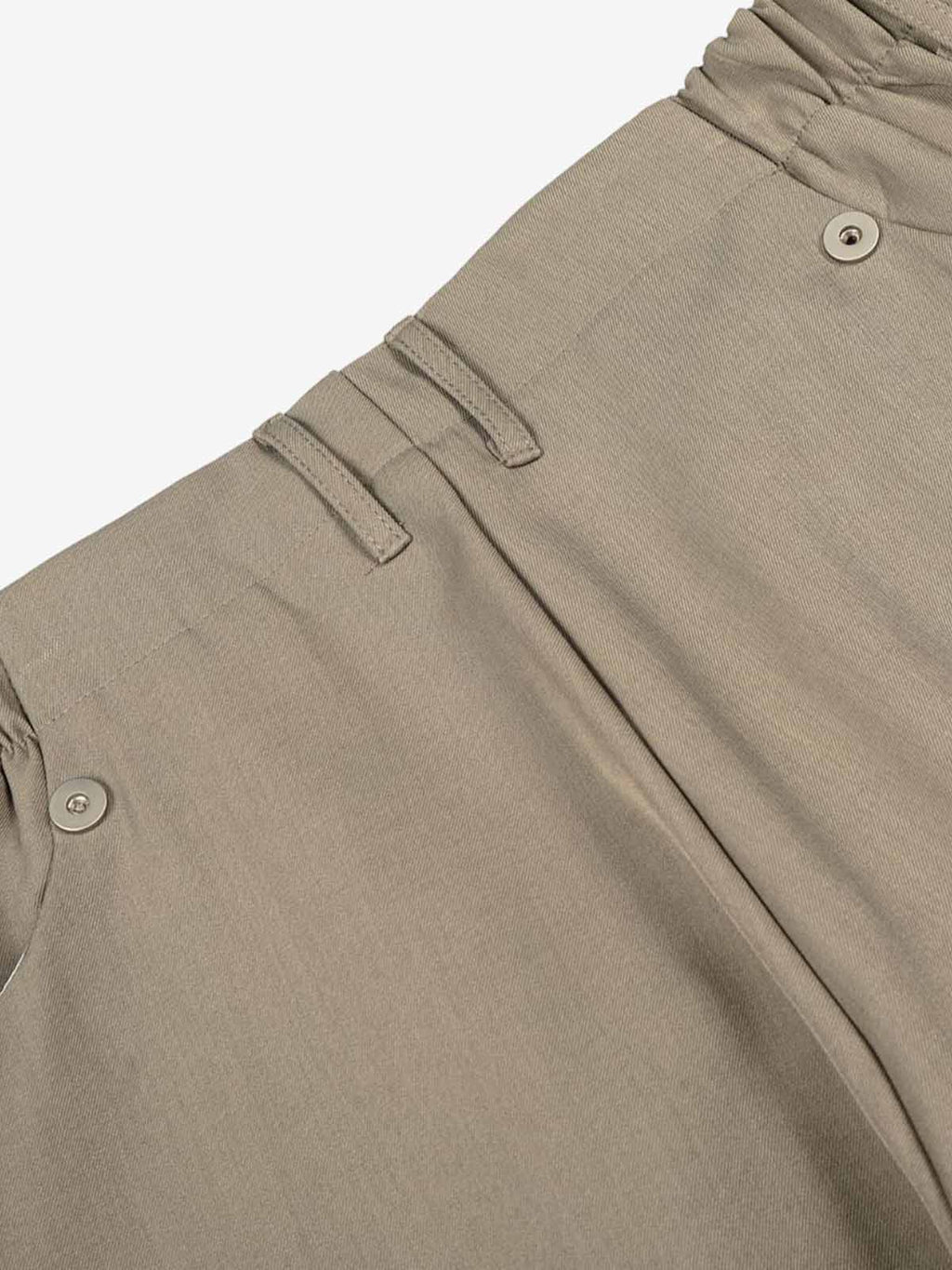 Structured Panel Pleated Wide Leg Barrel Pants