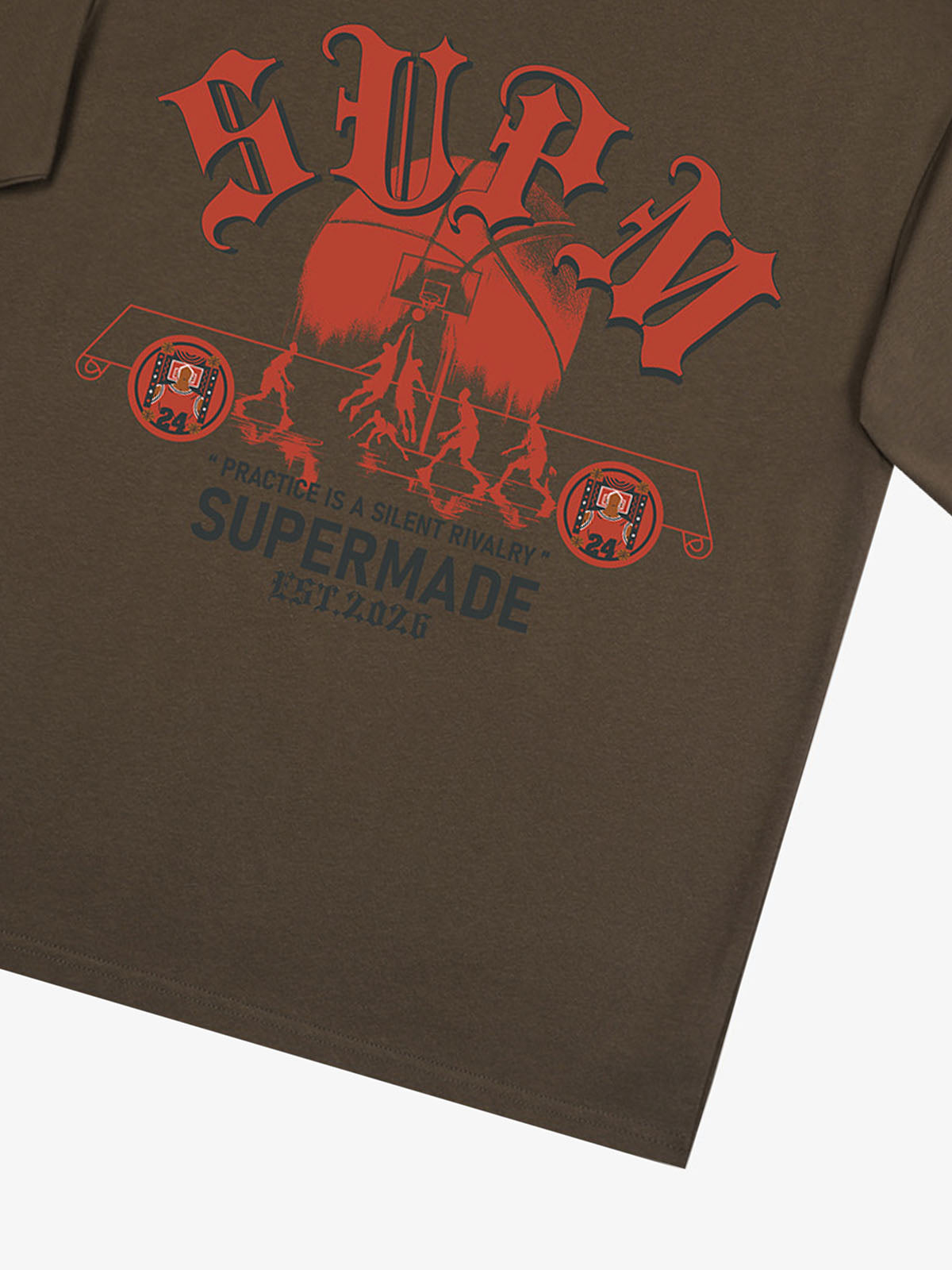 SUPM Slogan Graphic Retro Streetwear T-Shirt