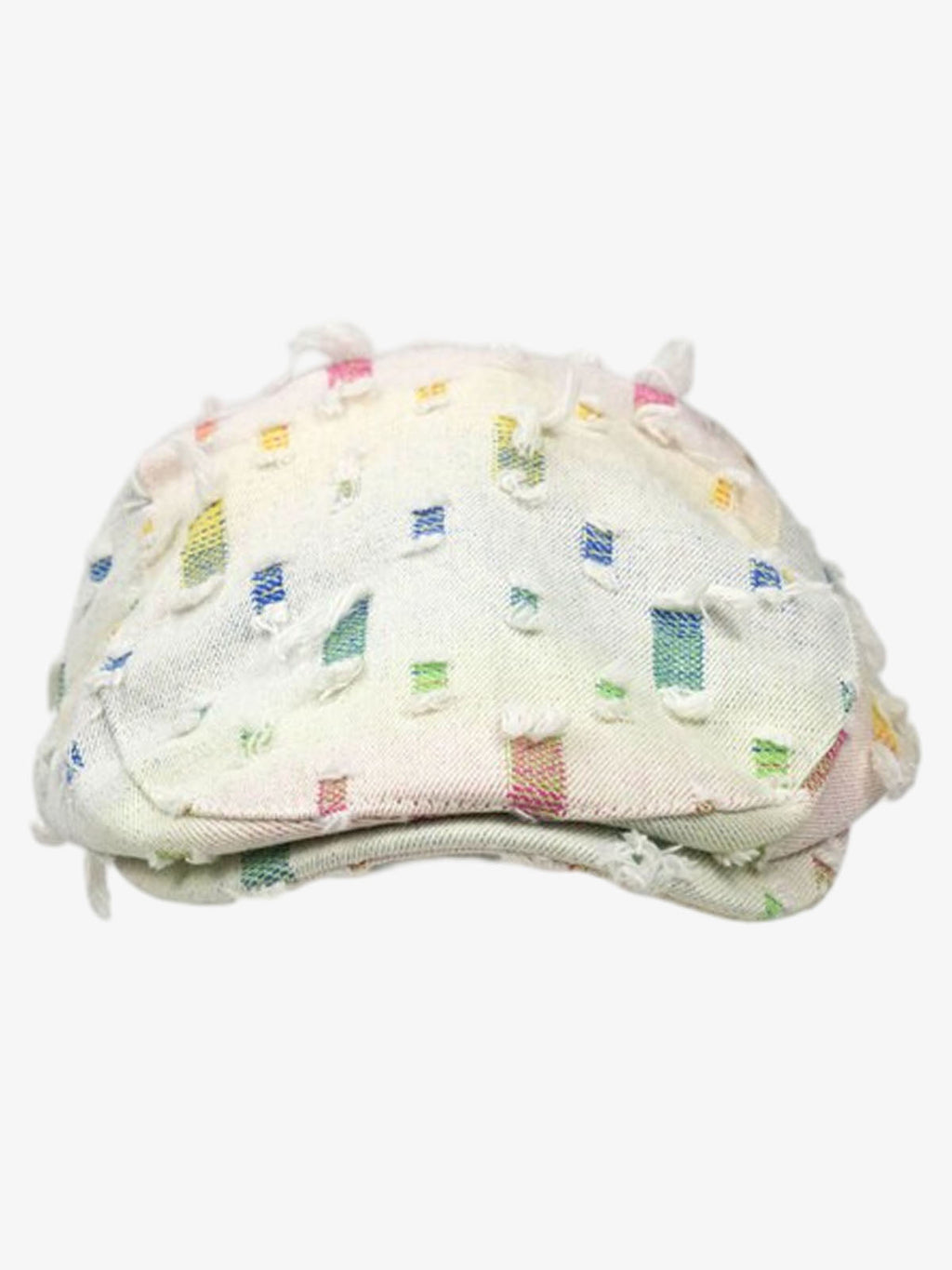 Distressed Rainbow Star Patchwork Flat Cap