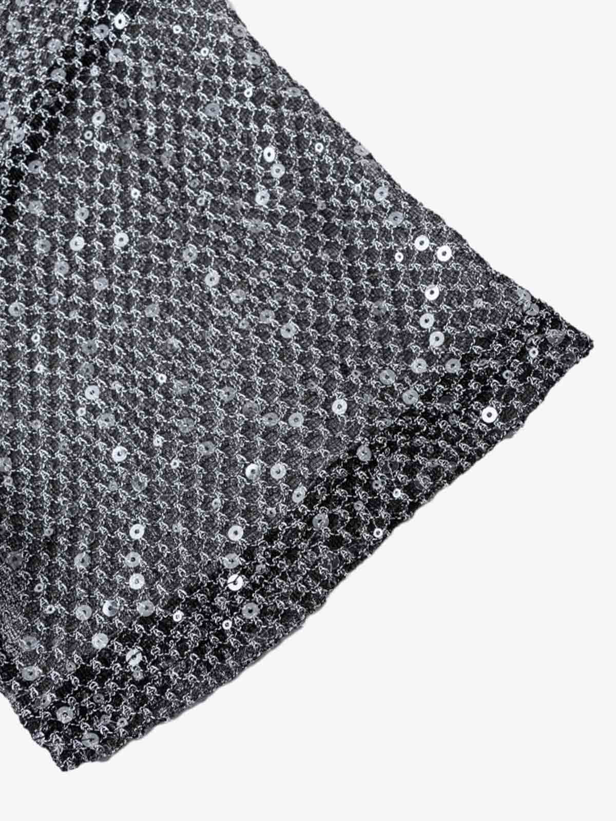 Glitter Niche See-Through Mesh T-Shirt