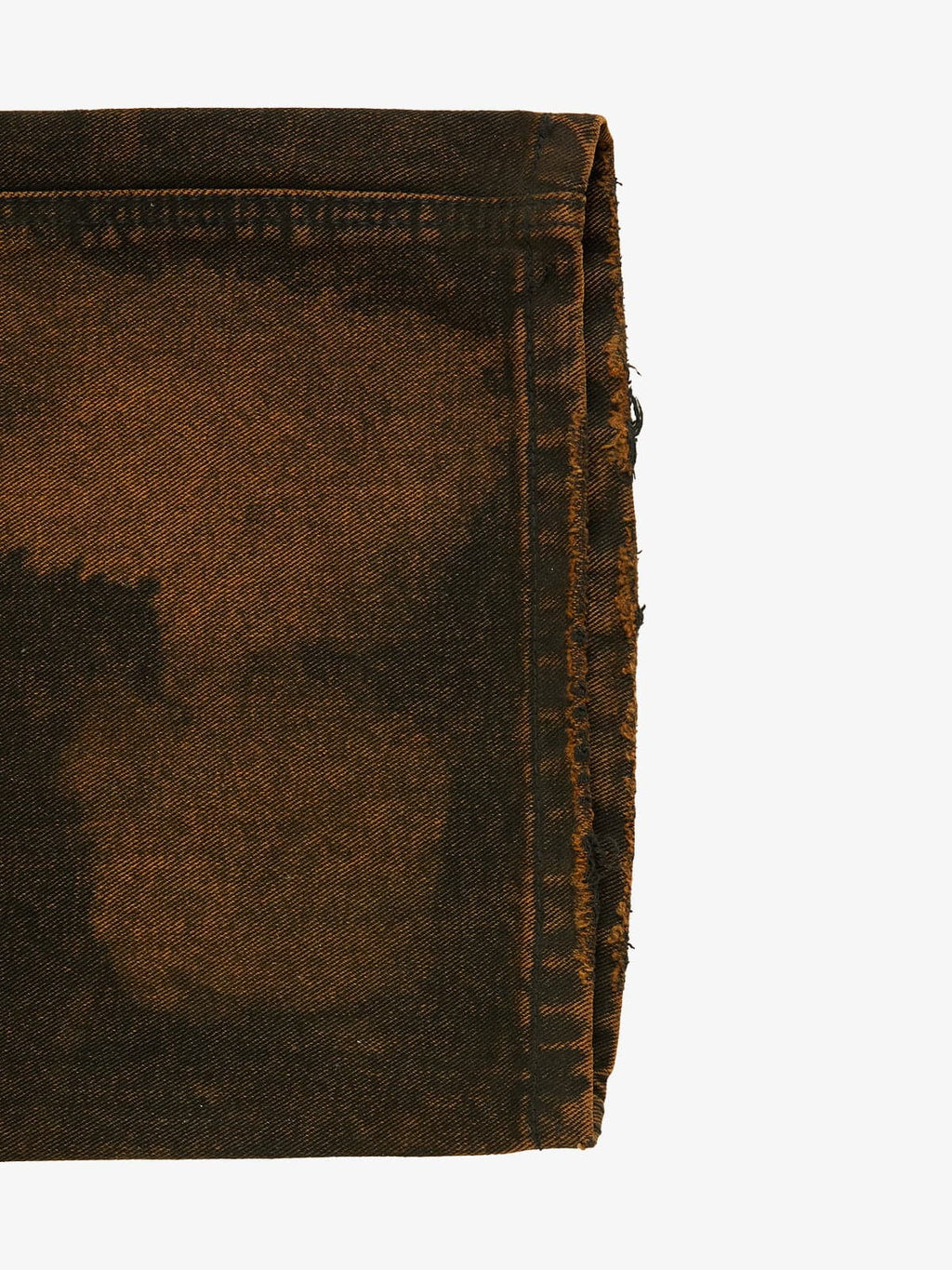 Vintage Mud-Dyed Wash Deconstructed Patchwork Jeans
