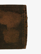 Vintage Mud-Dyed Wash Deconstructed Patchwork Jeans