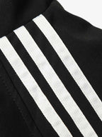 Striped Zip-Up Track Jacket and Wide-Leg Track Pants Set