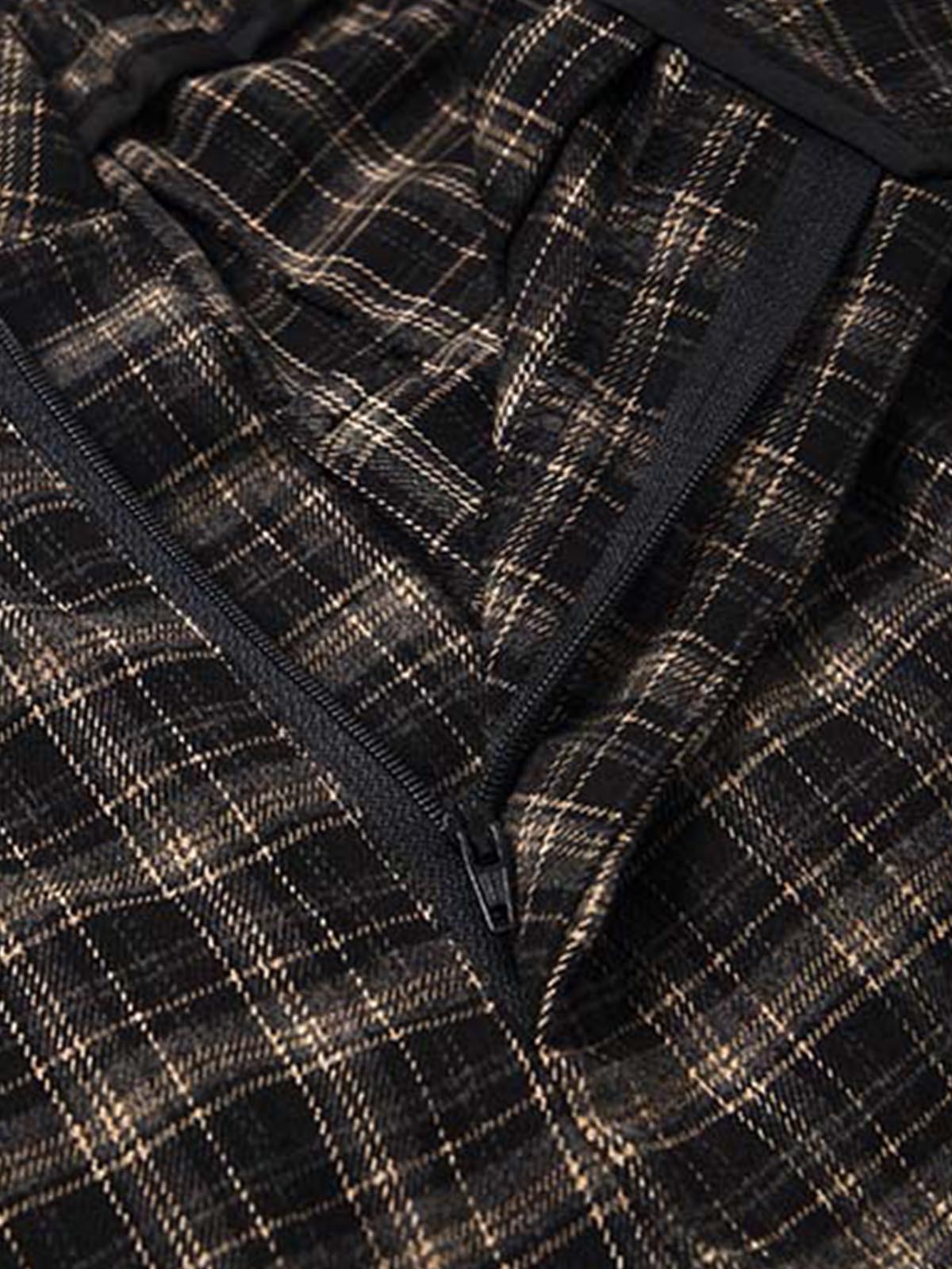 Plaid Cargo Pocket Jorts