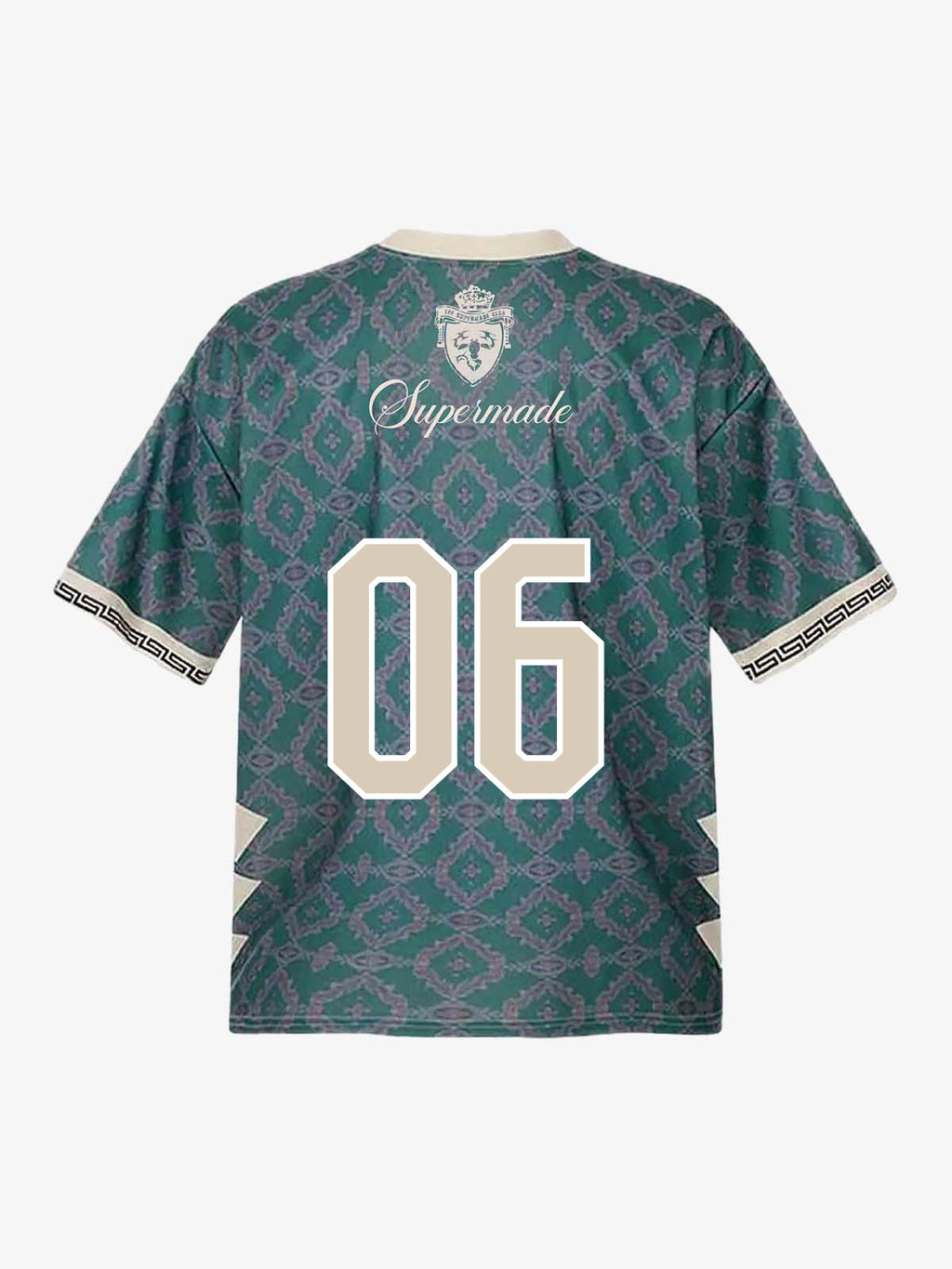 Retro Baroque Pattern Jersey T-Shirt