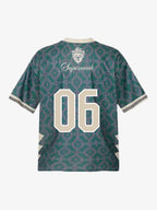 Retro Baroque Pattern Jersey T-Shirt