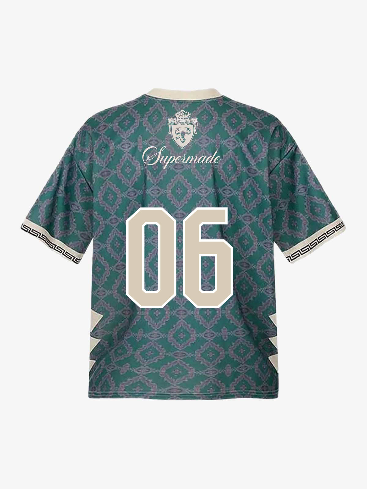 Retro Baroque Pattern Jersey T-Shirt