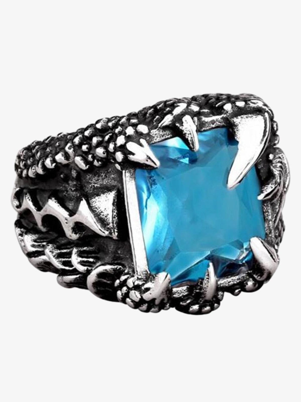 Gothic Claw Stone Open Ring