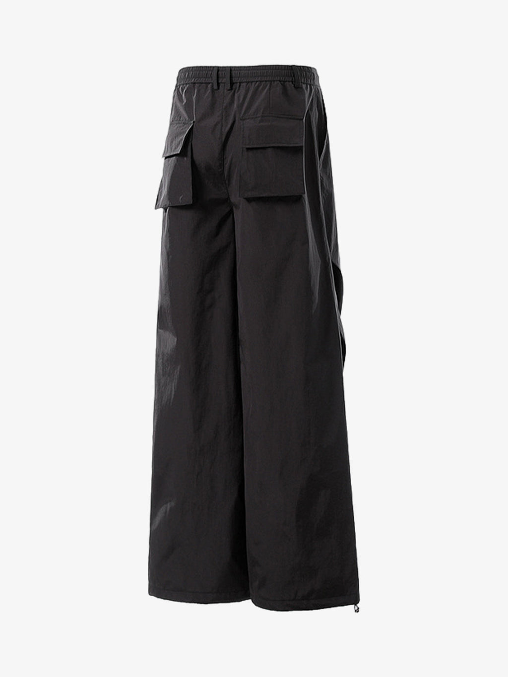 Vintage Drawstring Draped Embroidered Wide Leg Pants