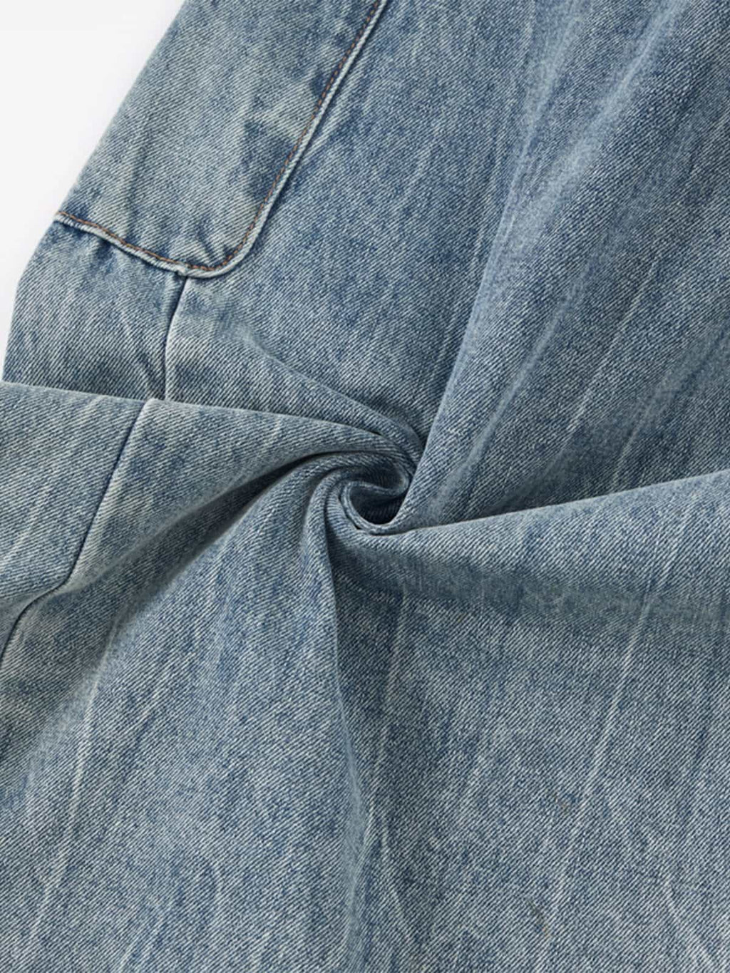 Vintage Cargo Pocket Washed Barrel Jeans