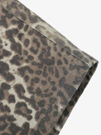 Vintage Leopard Print Cargo Barrel Pants