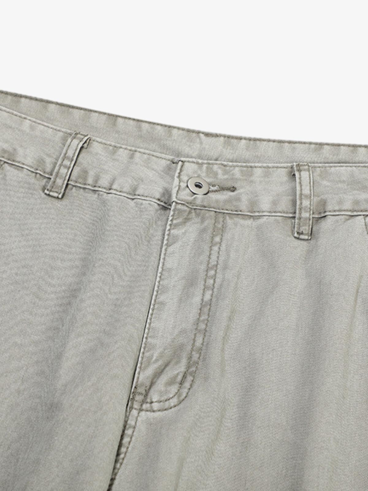 Patchwork Multi-Pocket Workwear Casual Machete Pants