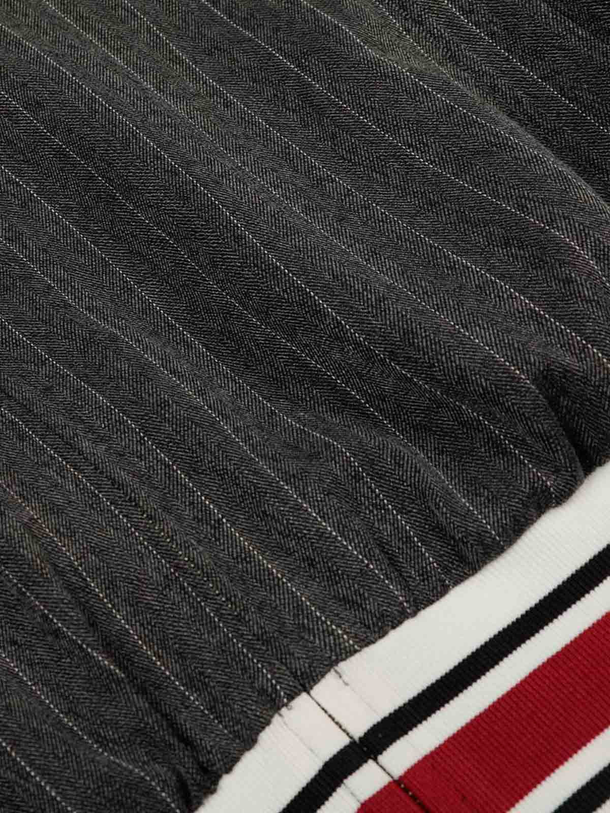Retro Color-Blocked Striped Stand-Collar Tracksuit