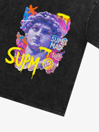 David Sculpture Vibrant Graffiti Art T-Shirt