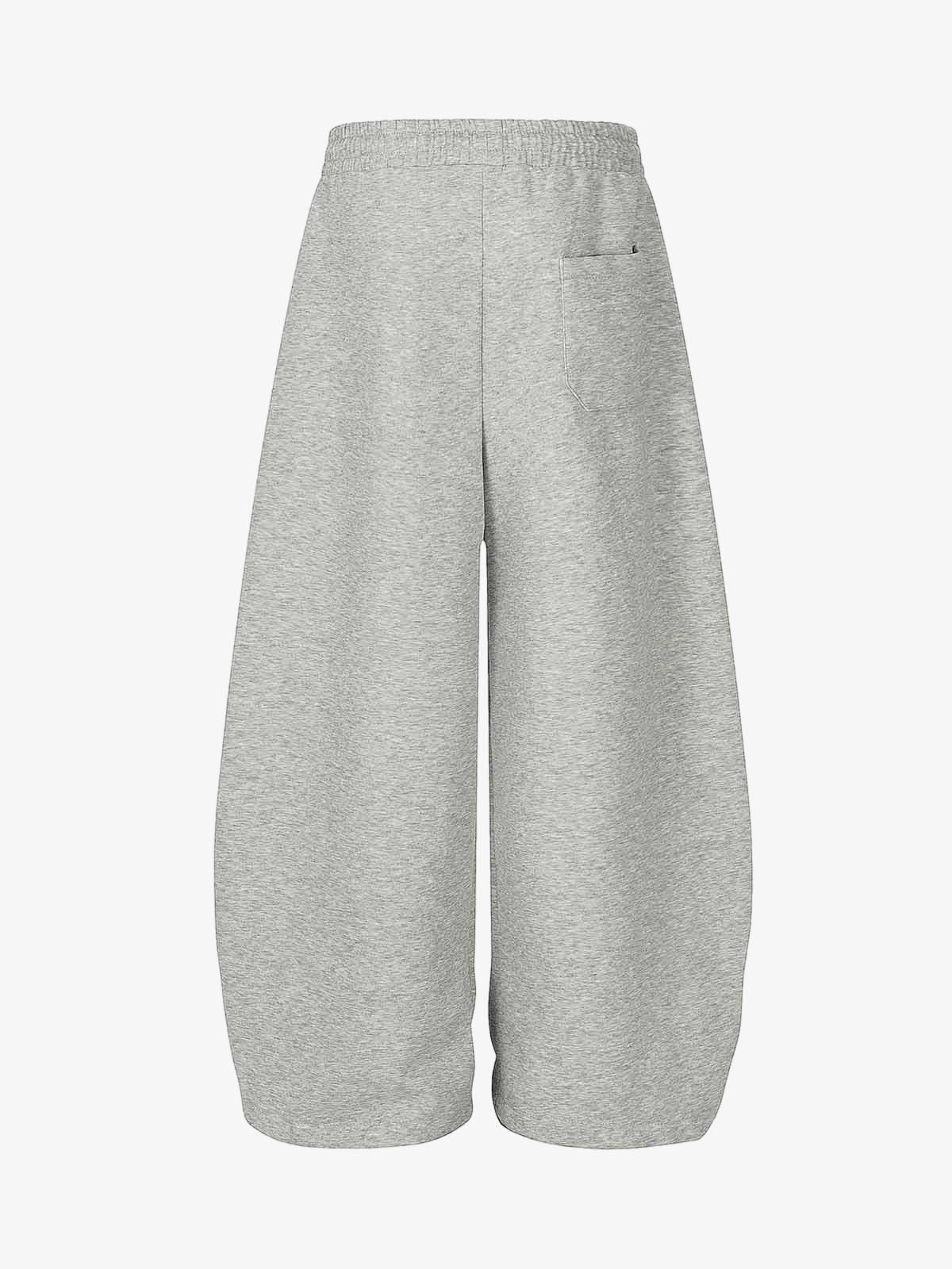 Leopard Stripe Charm Wide Leg Drawstring Sweatpants